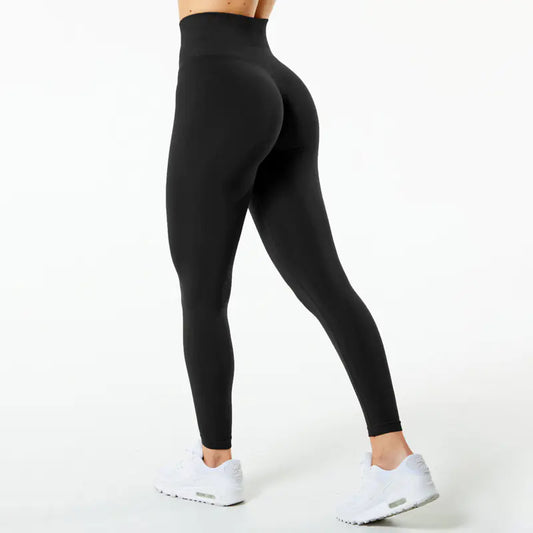 Seamless Yoga Set with High Support Sports Bra & Leggings