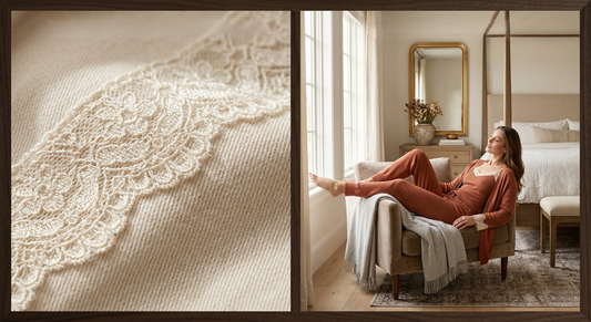 Premium Turkish cotton pajama set for women - a breathable alternative to synthetic satin.