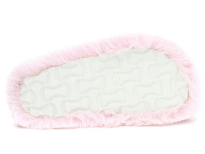 Women's Soft Fluffy Open-Toe House Slippers - Pink
